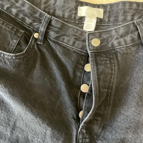 Black crop mom jeans - Picture 4 of 5